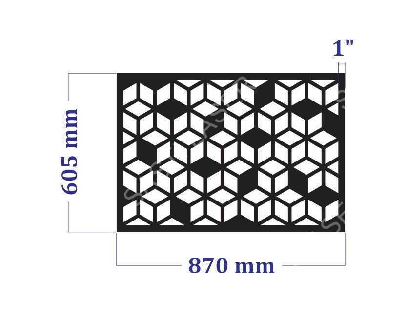 Geometric Designs CNC Laser Cutting Design - G-016.jpeg - Sasti Laser Namakkal